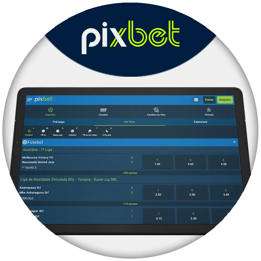 Jogue no Pixbet cassino e faça apostas em qualquer dispositivo com internet.